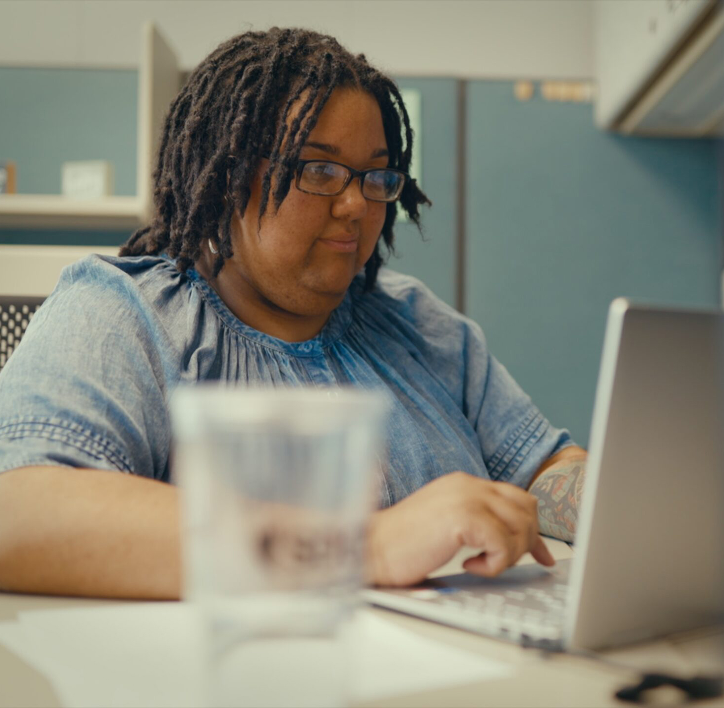 People collaborating and working together